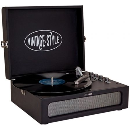 Aiwa VPX-1971BK Tocadiscos Vintage Bluetooth con Grabador USB Aiwa VPX-1971BK Tocadiscos Vintage Bluetooth con Grabador USB